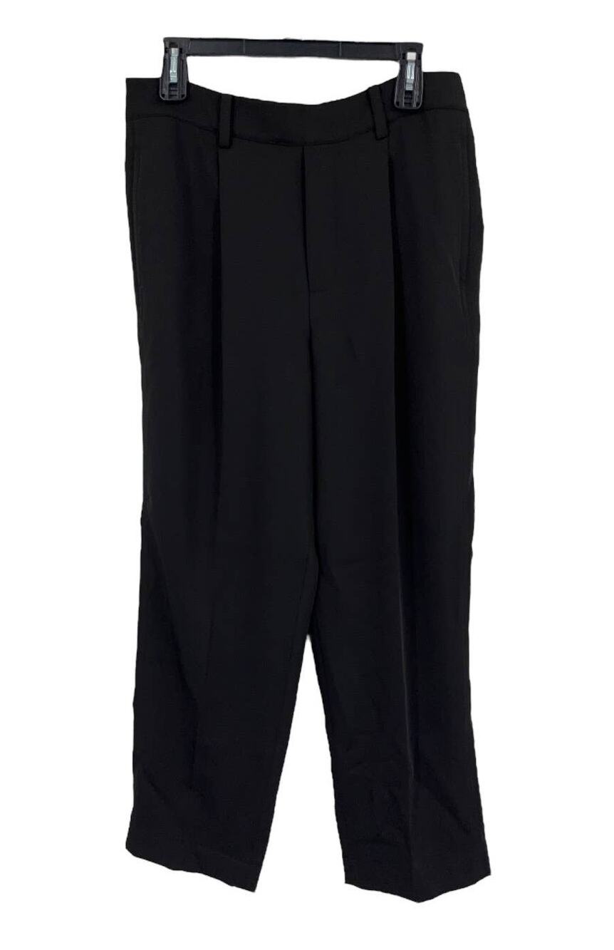 Vince pants mid rise Tapered pull on black Large L